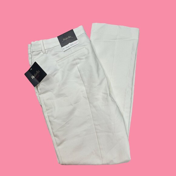 Rafaella BRAND NEW White Pants Size‎ 10 - Picture 3 of 11
